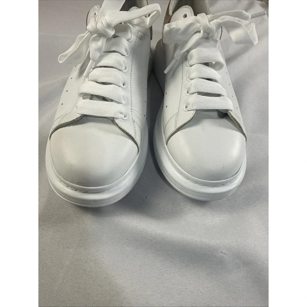 Alexander McQueen Sneaker White And Gold EU Size 44 US 10.5/11 New Shoe Laces
